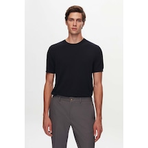 Twn Slim Fit Lacivert Düz Örgü T-shirt 5ef060638904m 101