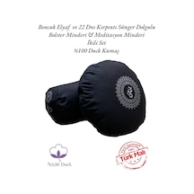 Mandala Meditasyon Minderi & Bolster Minderi Siyah 2024 Siyah