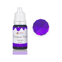 Epoksi Reçine Transparan Boya Pigment Şeffaf Epoksi Boyası 20 Ml Violet Mor - 3074
