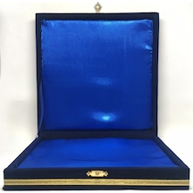 40 Cm Tabak Kadife Kutu Lacivert