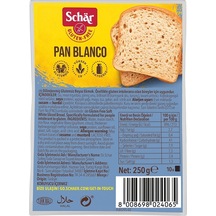 Pan Blanco Glutensiz Beyaz Ekmek 250 Gr 8 Adet