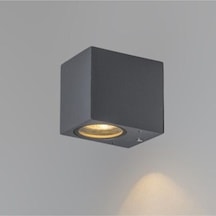 Iç Dış Mekan Bahçe Duvar Dekoratif Modern Lüks Aplik Antrasit Diğer