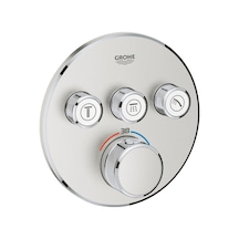 Grohe Grohtherm Smartcontrol Üç Valfli Akış Kontrollü Ankastre Termostatik Duş Bataryası - 29121Dc0