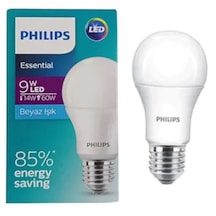 Philips Essentıal Led Ampul 9W Beyaz E27