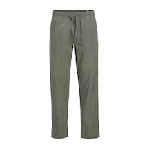 Jack & Jones Erkek Keten Karisimli Jogger Pantolon - Kane - 12248606 Agave Green Yeşil