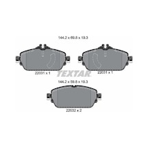 Mercedes A200 W176 On Fren Balatasi 2012-2018 Textar 2203101