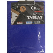 Bafix Kapaksız Sekreterlik Plastik A4 Mavi Çok Renkli