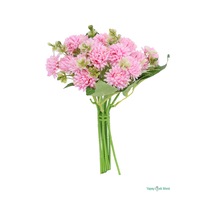 Yapay Çiçek Sitesi Yapay Tomurcuklu Krizantem 26cm Açık Pembe