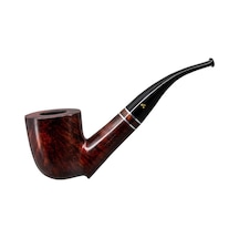 Şahin Üç Yıldız 870 9mm. Filtreli Ebonit Saplı Pipo 237416