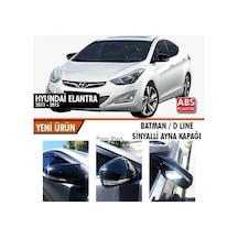 Hyundai Elantra (2011 - 2015) Batman Ayna Kapağı (parlak Siyah) (si