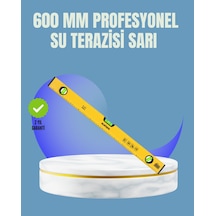 Dayanıklı Plastik Gövdeli 600 Mm Su Terazisi