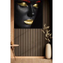 Dekoratif Kare Kanvas Tablo Tekli Kuaför Güzellik Salonu Makyaj Nail Art Makyaj Sanatı 940