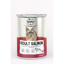 Somonlu Yetişkin Kedi Konservesi Pate Ve Yumuşak Formda 415 Gr