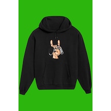 Startmore Unisex Siyah Gamer Baskılı Sweatshirt Siyah