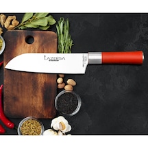 Lazbisa Mutfak Bıçak Seti Et Kemik Sebze Şef Bıçağı Red Cratf Ser