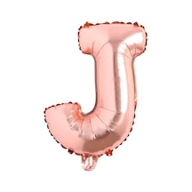 J Harf Rose Gold Folyo Balon16 İnç 36 cm