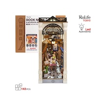 Rolife Tgb10 Arcade Dating Kitap Köşesi Book Nook Dıy Minyatür Maket Model Seti Mini Dollhouse 3d Model Kit Detaylı Dekoratif Hobi Seti 3d Puzzle Tiny House