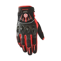 Ebakbak Motosiklet Eldiveni Carbon Korumalı Deri Ve Cordura Kumaş Sertifikalı Motor Eldiven Kırmızı