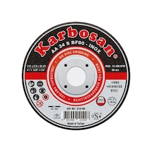 Karbosan 115x1.0x22.23 İnox Paslanmaz Çelik Thinline Kesme Taşı 25 Adet