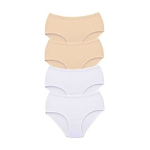 4 Adet Tutku Kadın Yüksek Bel Bato Kalın Lastik Külot S9 Beden: 2xl Standart