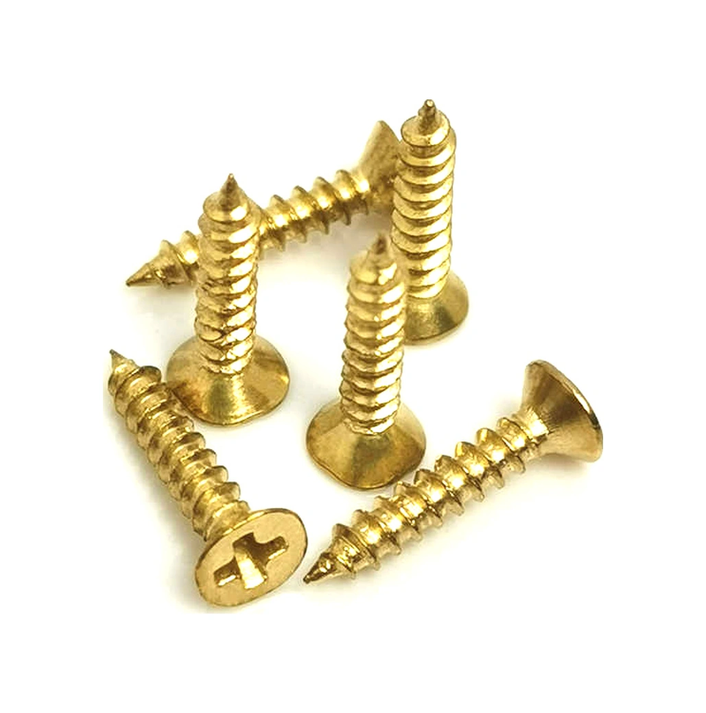 Klips, Menteşe, Ayak, Ağaç, Sunta Vidası 3x13 Mm - Sarı 100 Adet 0.2 MM