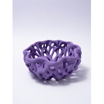 Organik Delikli Dekoratif Kase Modern Şık Hafif Dayanıklı Ev Dekoru 20x9 Cm