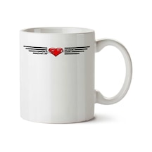 I Love To Fly İki Tarafı Baskılı Kupa Bardak Çok Renkli