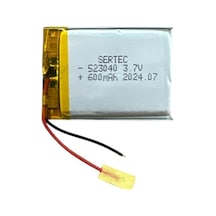523040 3.7v 600 Mah Li-polymer Pil Devreli/1.5a Tg 5klfk5h