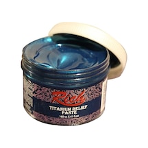 Rich Titanium Metalik Rölyef Pasta 160 Cc. 5524 Antik Turkuaz