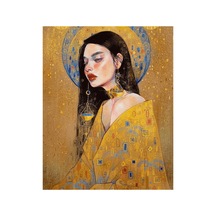 Terazi Kadını Sayılarla Boyama Seti - Çerçeveli, 40x50cm