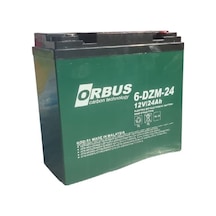 Orbus 12v 24 Amper Dik Elektrikli Bisiklet Aküsü