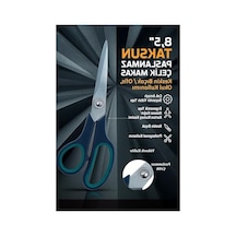 Keskin Bıçaklı Paslanmaz Çelik Makas, Çok Amaçlı, Ergonomik Tasarım, 8,5"