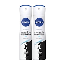 Nivea Invisible Black&White Pure Kadın Sprey Deodorant 2 x 150 ML