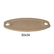 T 684 Oval Dekupaj Tepsi Ahşap