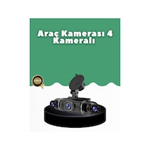 1080p 4 Kanallı Araç Kamerası Gps + Wifi + G Sensör Destekli