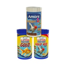 Goldy Mix ve Red 3x250ml Kutu Japon Balığı Yemi