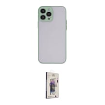Cep Apple Uyumlu İphone 15 Pro Max Kılıf Ahenk Çizgi Serisi İkili Koruma Seti Najmaddin Kırmızı