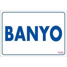 Mey Najmaddin Banyo Uyarı Levhası 17,5x25 Kod:1688 Najmaddin