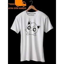 Pokemon Oii Baskılı Tişört Ücretsiz Kargo