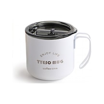 Tyeso Fiery Mug Vakumlu Paslanmaz Çelik Termal Kapaklı 350 ML