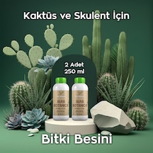 Aura Botanica İkili 250 Ml 2 Adet Kaktüs Ve Skulent İçin Daha Canlı Görünüm Ve Dengeli Büyüme 250 ML