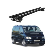 Venüs Mercedes-benz V Series 1996-2003 Uyumlu Siyah Ara Atkı Port Bagaj Tavan Barı