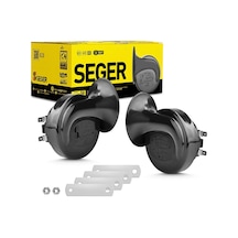 Seger 12V Dadat Korna Çift Fişli İkili Takım Salyangoz