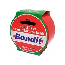 Bondit 48 Mm Tamir Takviye Bantı Kırmızı 10 Mt