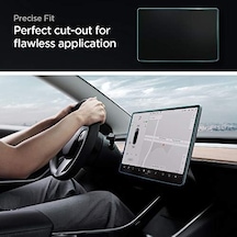 Tesla Model Y 2024-2023 & Model 3 2023 Cam Ekran Koruyucu Glas.tr Ez Fit Anti-glare - Agl01086