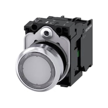 Siemens 3su1156-0ab70-1ba0 - 22mm Metal 230vac Renksiz Yay Dönüşlü Buton