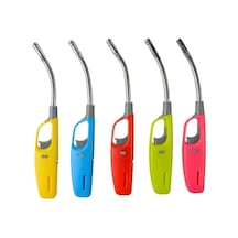 Mutfak Çakmağı Jowoo Spiralli, Ocak Çakmağı, Kıvrılan Mutfak Çakmak, Plastik, 28 Cm Çok Renkli