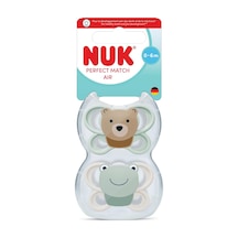 Pm Air 2'li Emzik, 0-6 Ay, Beyaz/yeşil, Unisex 3 Adet