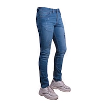 Erkek Mavi Denim Pantolon Mavi