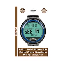 Delux Serisi Ekranlı Altı Modül Cressi Donatello Diving Computer Black - Red
